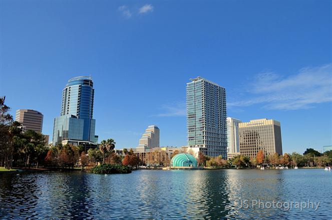 Lake Eola - Downtown Orlando by JS Photography