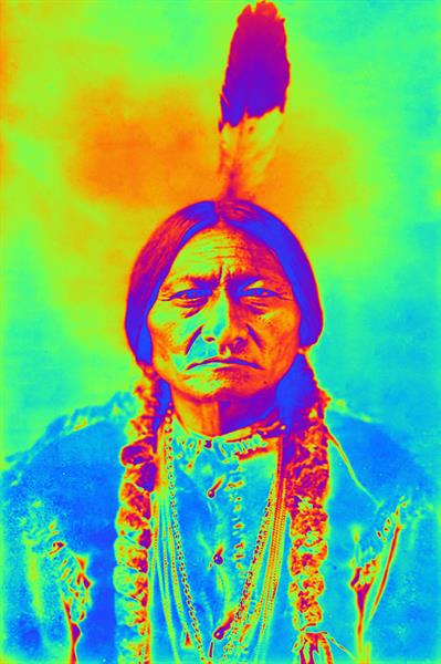 Native American Sitting Bull by icarusismart Matthew Lacey