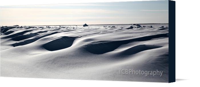 Arctic-Ocean-Snow-Drift-2 on Canvas by TCBPhotography