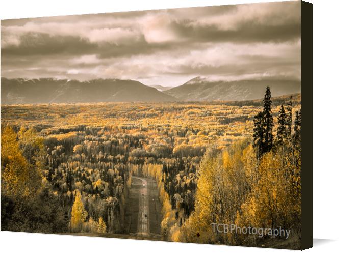 Valley-of-the-Sleeping-Giant on Canvas by TCBPhotography