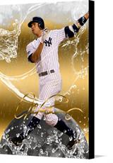 Canvas print of Alex Rodriguez Poster Exclusive Edition and Alex Rodriguez Canvas  by the artist Royal Printing