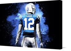 Canvas print of Andrew Luck Poster Exclusive Edition Andrew Luck Canvas by the artist Royal Printing