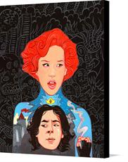 Canvas print of Claire Standish and Royal Bender by the artist Jason Wright Studios