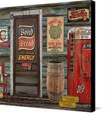 Canvas print of Country Store 1 by the artist Enloe Art 