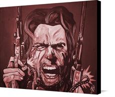 Canvas print of Josey Wales IN CAPS by the artist Jason Wright Studios