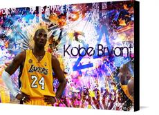 Canvas print of Kobe Bryant Poster Exclusive Edition Kobe Bryant Canvas by the artist Royal Printing