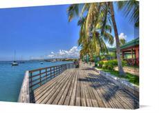 Canvas print of La guancha Puerto Rico by the artist sirg