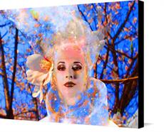 Canvas print of Magic Flower by the artist icarusismart Matthew Lacey