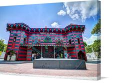 Canvas print of Old Fire Department by the artist sirg