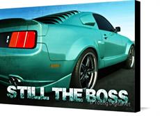 Canvas print of Still The Boss by the artist D'Young Digital Art