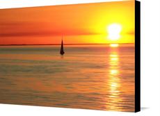 Canvas print of Sunset on Albemarle Sound by the artist Nature Studio