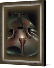 Canvas print of The Music Master by the artist Grittynitty's Art World