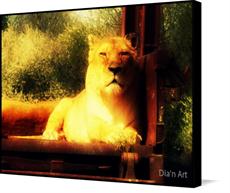 Canvas print of Wild Queen by the artist Dia'n Art