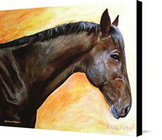 Canvas print of Willie by the artist Art by Kathy