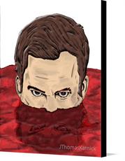 Canvas print of dexter blood by the artist JThomasKarnick