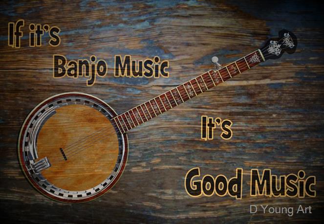 Banjo-Music by D Young Art