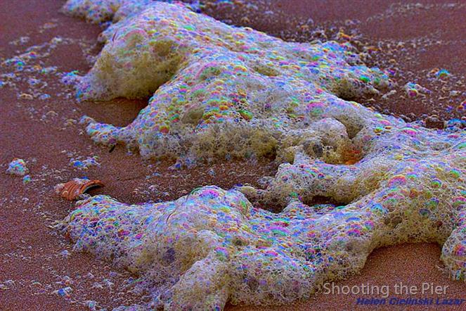 Beach-Foam by Shooting the Pier