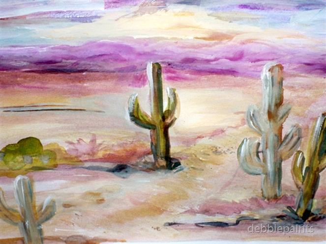 Desert-Watercolor by debbiepaints