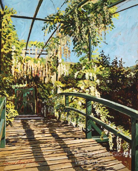 Monet-s-Bridge-Giverny by David Lloyd Glover Wall Art