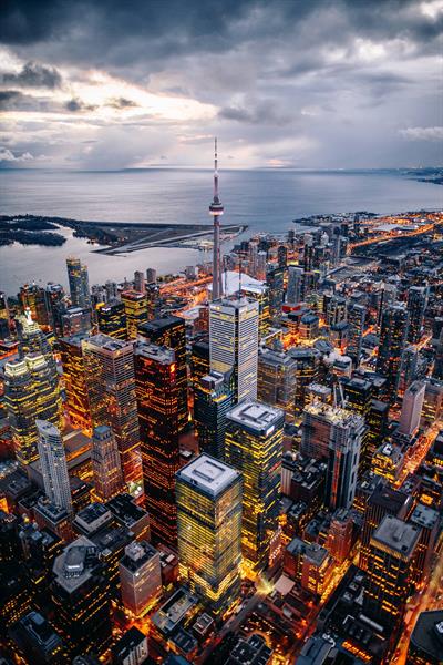 Toronto-Skyview-Canvas-Exclusive-Edition-Toronto-Skyview-Poster by Royal Printing