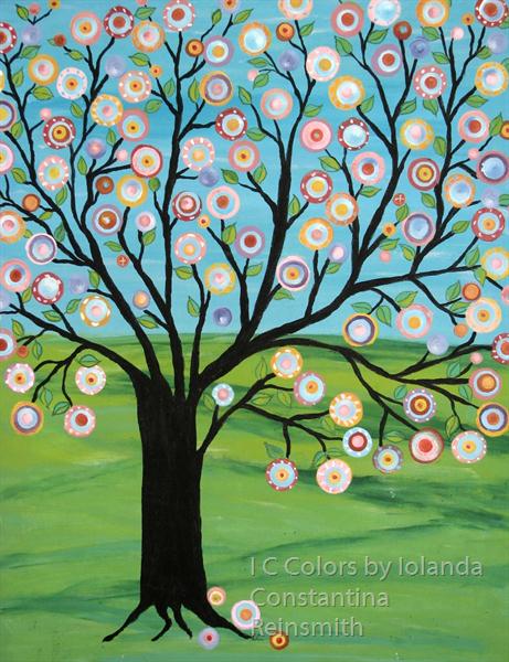 Tree-of-Life-Happy-Tree--Abundance-Tree by I C Colors by Iolanda Constantina Reinsmith