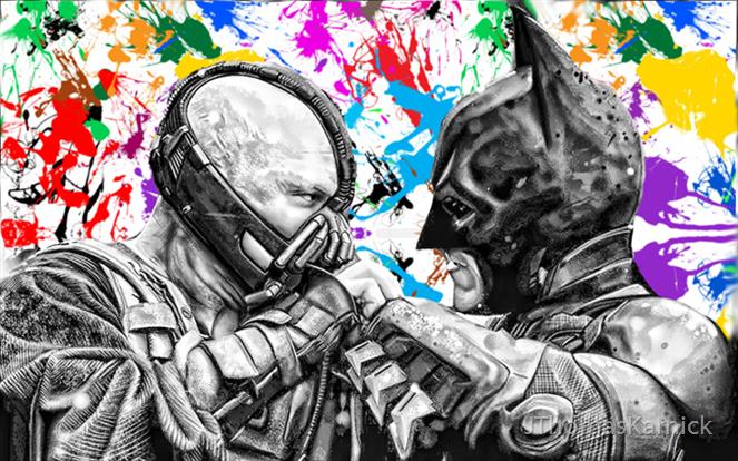 the-dark-knight-Rises--Batman-vs-Bane by JThomasKarnick