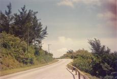 Poster print of BERMUDA ROAD 1982 by the artist SOULANAUT