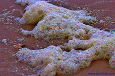 Poster print of Beach Foam by the artist Shooting the Pier