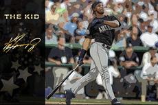 Poster print of Ken Griffey Jr Poster Exclusive Edition Ken Griffey Jr Canvas by the artist Royal Printing