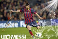 Poster print of Lionel Messi Poster Exclusive Edition Lionel Messi Canvas by the artist Royal Printing