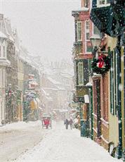 Poster print of Old Quebec City by the artist Carlyle Art