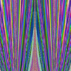 Poster print of Rainbow Reeds by the artist Wizeways Design