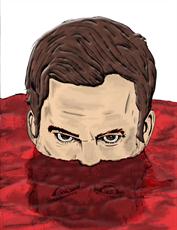 Poster print of dexter blood by the artist JThomasKarnick